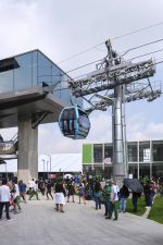 Doppelmayr-Seilbahn  Cablebús Línea 1 in Betrieb