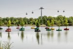 Öffnung der Floriade-Seilbahn während der Floriade Preview