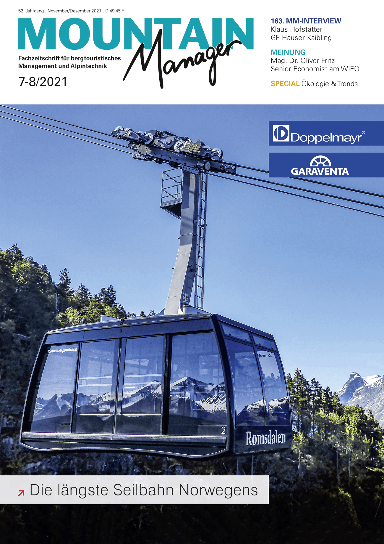 Ausgabe 7-8/2021 - Mountain Manager