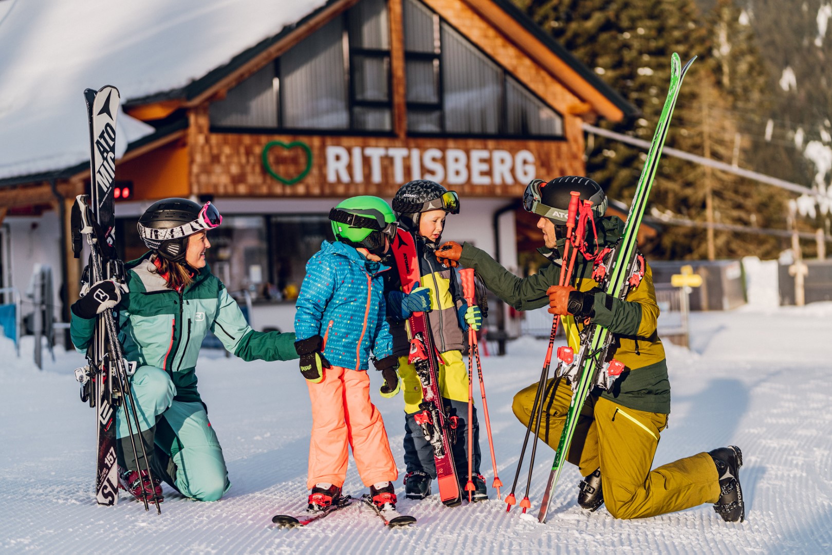 Das Angebot am Rittisberg ist im Sommer und im Winter auf Familien ausgerichtet. ©Rittis-Lift Engelhardt GmbH und Co KG