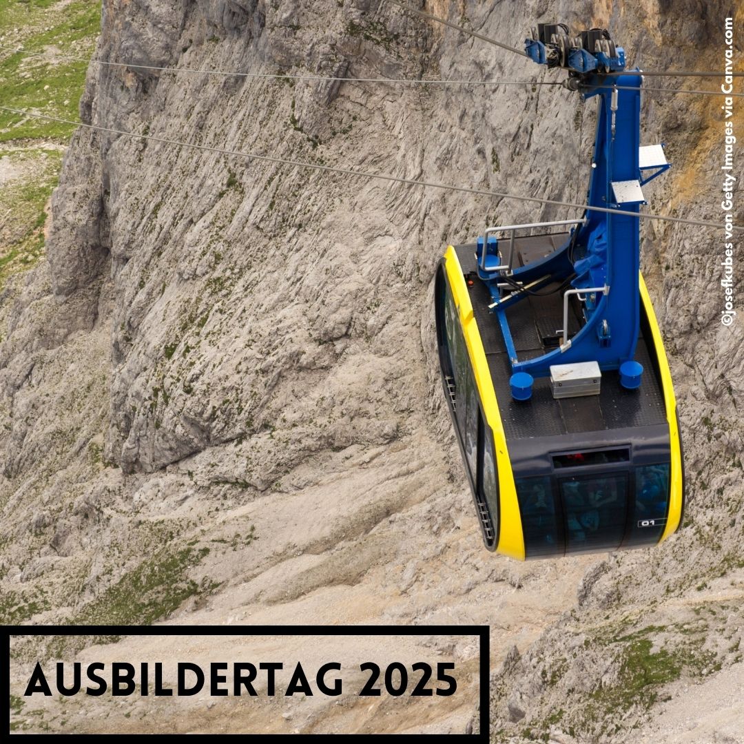 Dachstein-Gletscherbahn während der Fahrt
