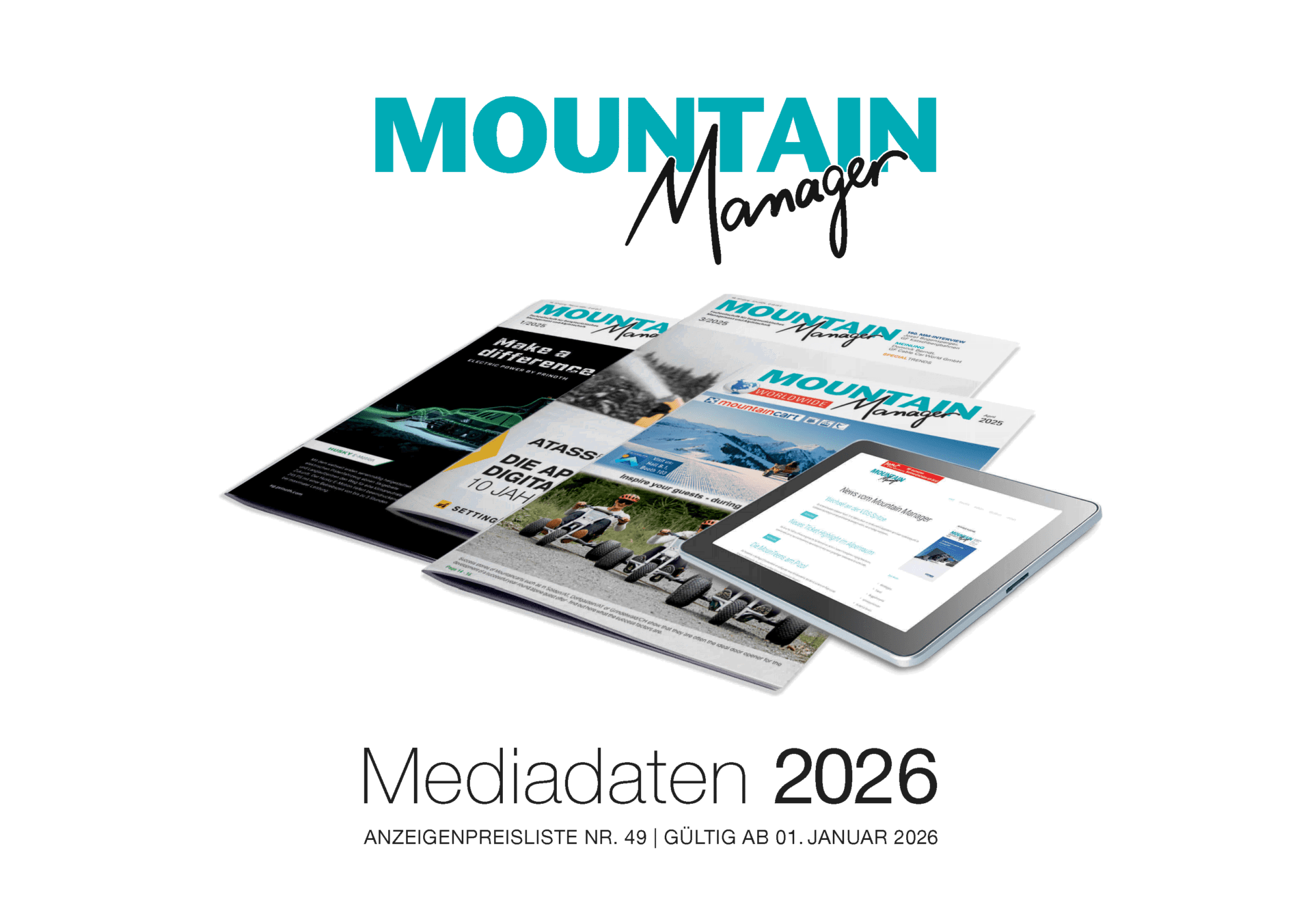 Mountain Manager Mediadaten 2026