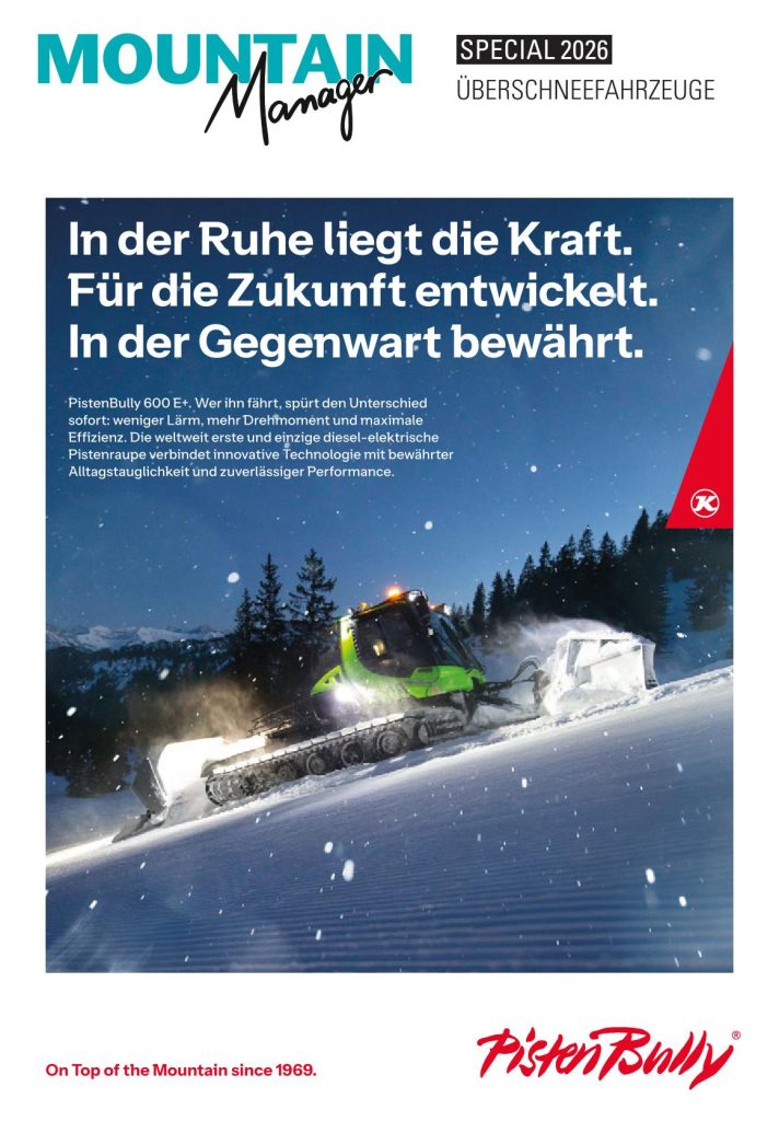 Special Beschneiung Ausgabe 5/2026 Special Überschneefahrzeuge